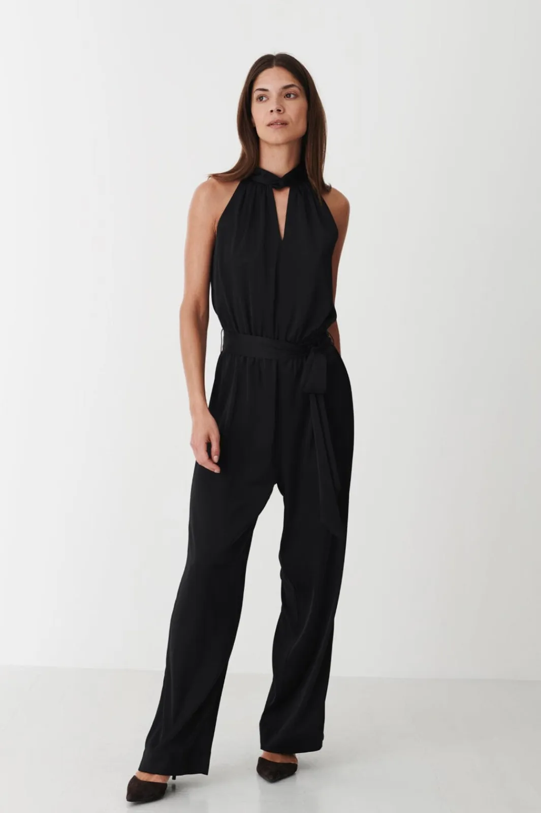Hot Karmamia Delia Jumpsuit 2242 Semi Rich Black