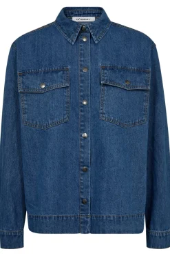 Clearance Co´Couture Delinacc Denim Shirt 35724 555 Dark Denim