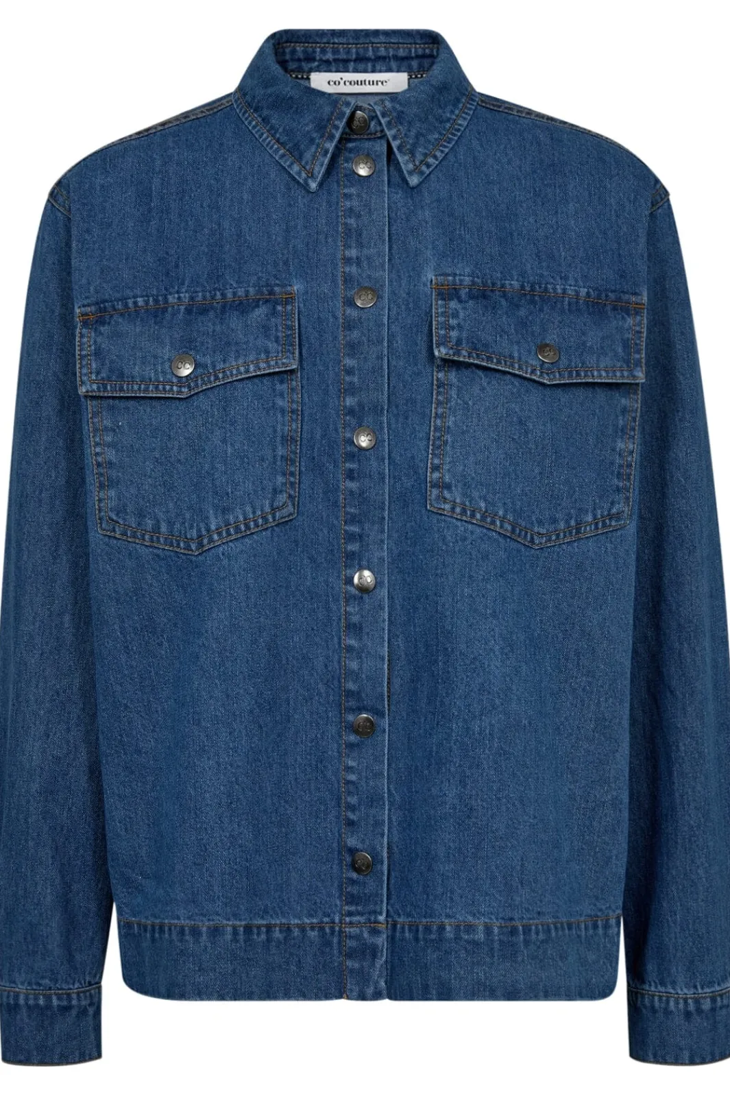 Clearance Co´Couture Delinacc Denim Shirt 35724 555 Dark Denim
