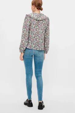 Outlet Pieces Delly Skin MW Jeans Noos Light Blue Denim