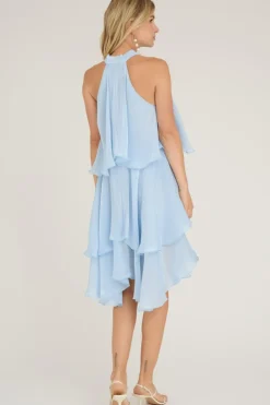 Hot A-View Demi Dress 282 Light Blue