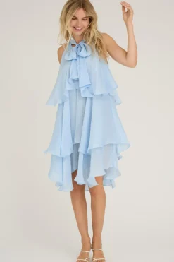 Hot A-View Demi Dress 282 Light Blue