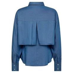 Hot Co´Couture Denimcc Double Layer Shirt 35741 552 Denim Blue