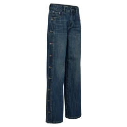 Outlet Haute L'Amitié Denize Button Jeans HL10489 Denim Blue