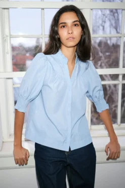 Best Neo Noir Diana B Stripe Stone Blouse 164327 145