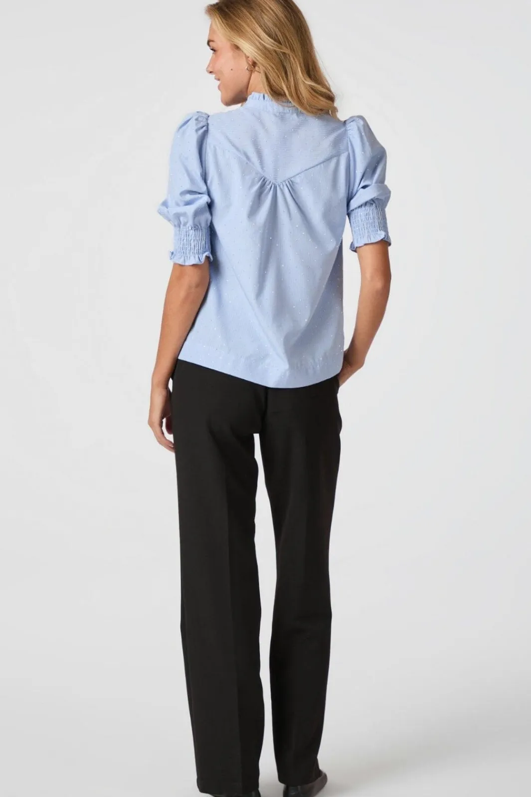 Best Neo Noir Diana B Stripe Stone Blouse 164327 145
