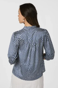 Sale Neo Noir Diana Vibrant Dot Blouse 163423 141