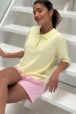 Best Continue Diane Polo Ss 14825 Light Citrus