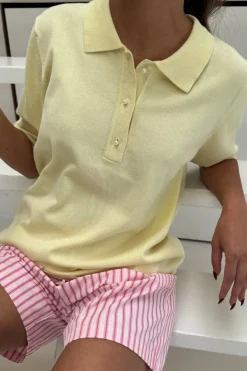 Best Continue Diane Polo Ss 14825 Light Citrus