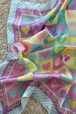 Clearance A-bee Dina Scarf Blue