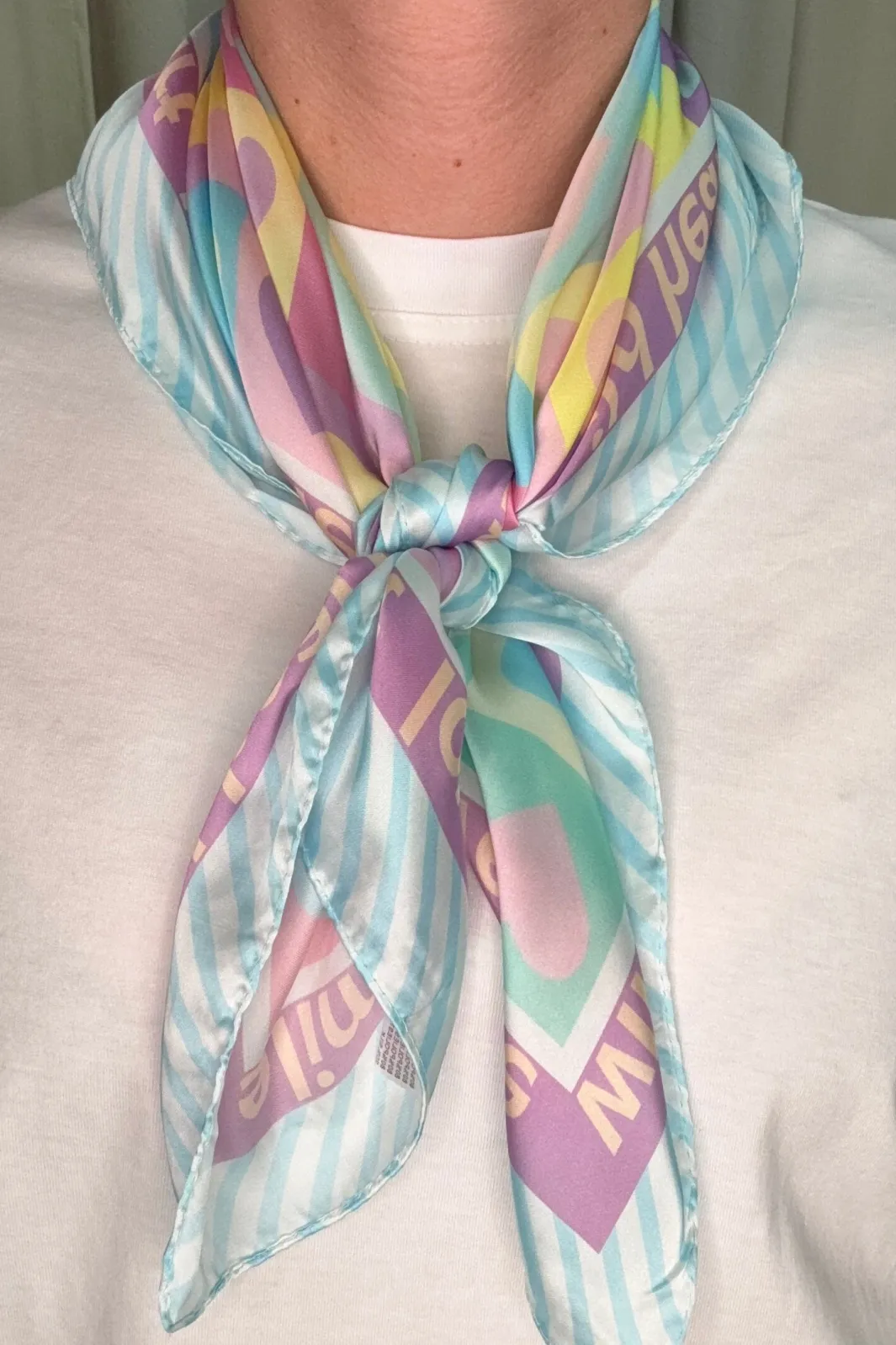 Clearance A-bee Dina Scarf Blue