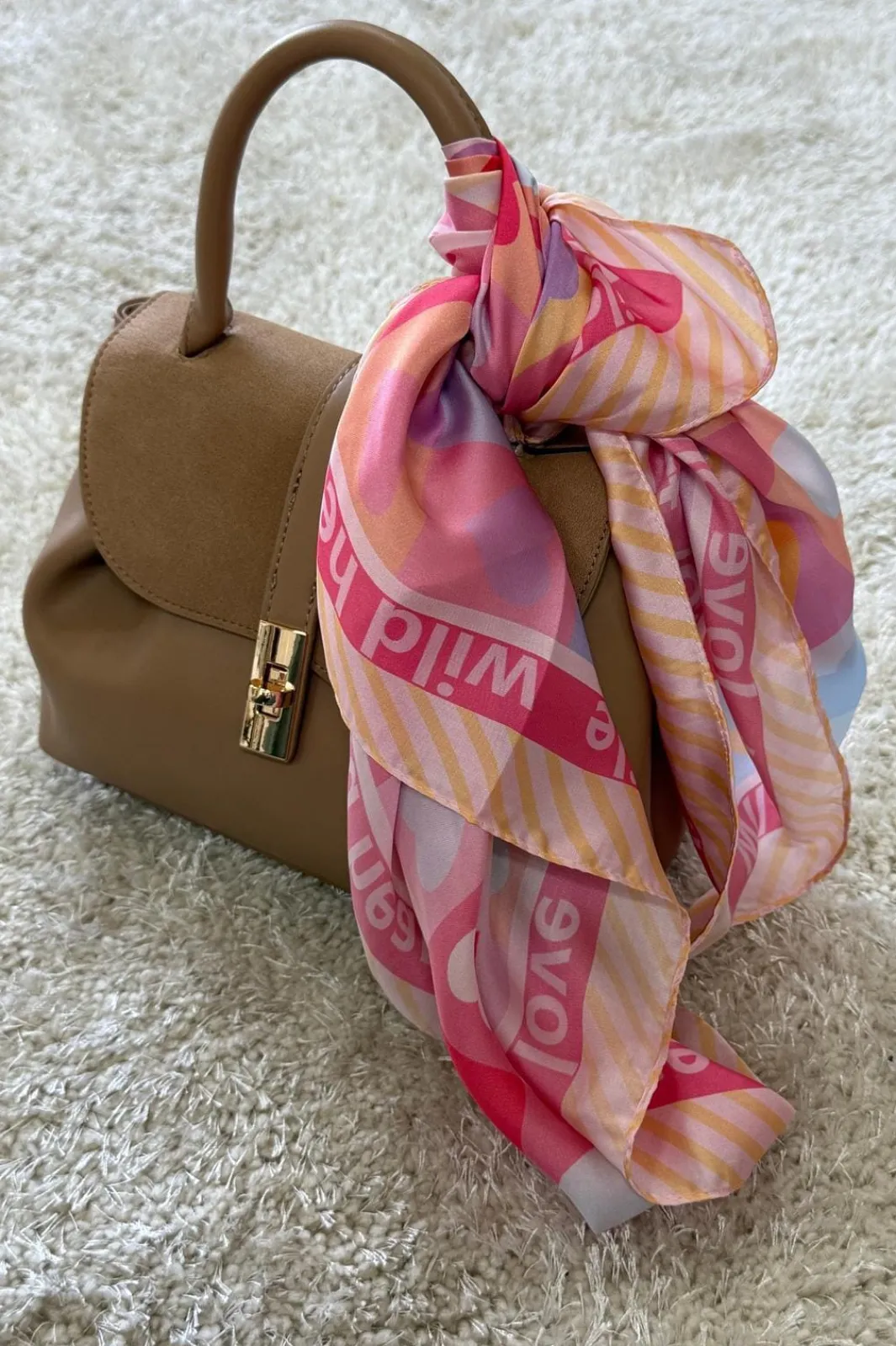 A-bee Dina Scarf Coral