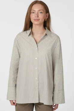 Online Neo Noir Dita Double Stripe Shirt 166420 122