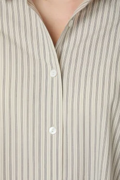 Online Neo Noir Dita Double Stripe Shirt 166420 122