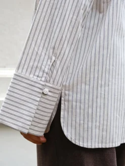 Online Neo Noir Dita Double Stripe Shirt 166420 122