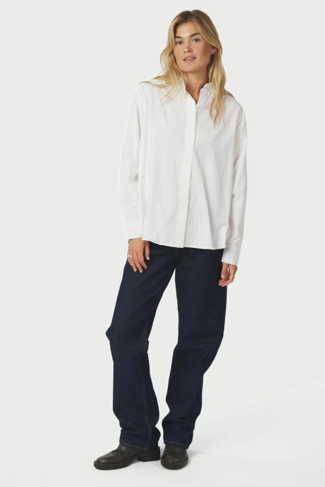 Clearance Neo Noir Dita Poplin Shirt 166159 120