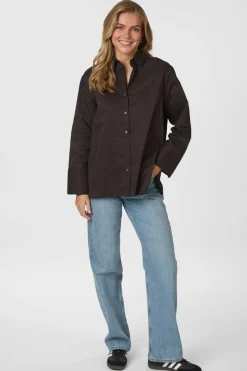 Hot Neo Noir Dita Poplin Shirt 166159 584