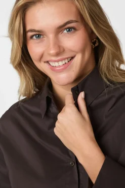 Hot Neo Noir Dita Poplin Shirt 166159 584