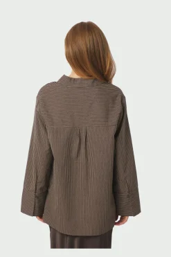 Outlet Neo Noir Dita Striped Line Shirt 166888 676