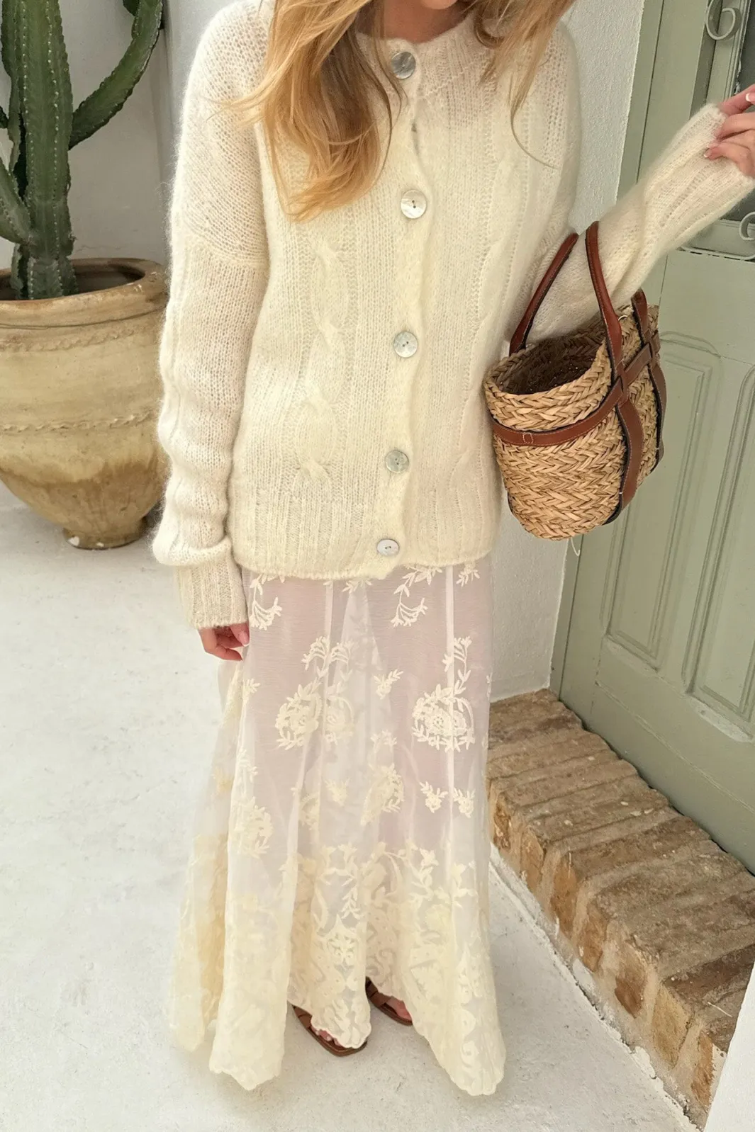 Outlet BYIC Ditteic Cardigan 3420 White