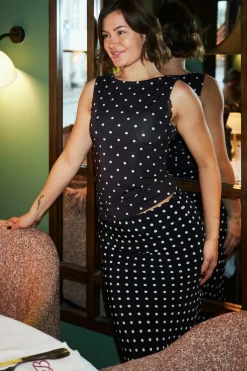 Sale Neo Noir Ditty Jersey Dot Top 167487 100