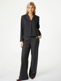 Online Neo Noir Djarla Pinstripe Blazer Antracit