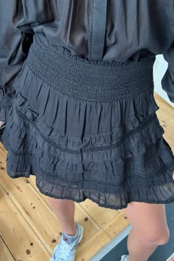 Best Neo Noir Donna S Voile Skirt Black