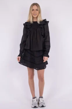 Best Neo Noir Donna S Voile Skirt Black