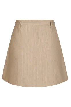 Discount Neo Noir Donte Melange Pinstripe Skirt 164593 119