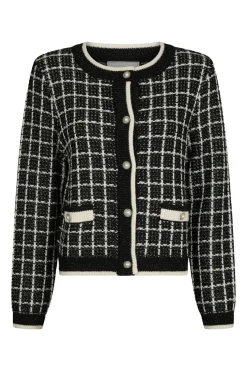 Neo Noir Doro Stitch Knit Cardigan 164513 100