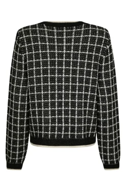 Neo Noir Doro Stitch Knit Cardigan 164513 100