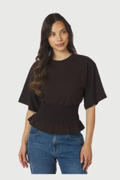 Outlet Neo Noir Dray Boxy Smock Tee 165720 676