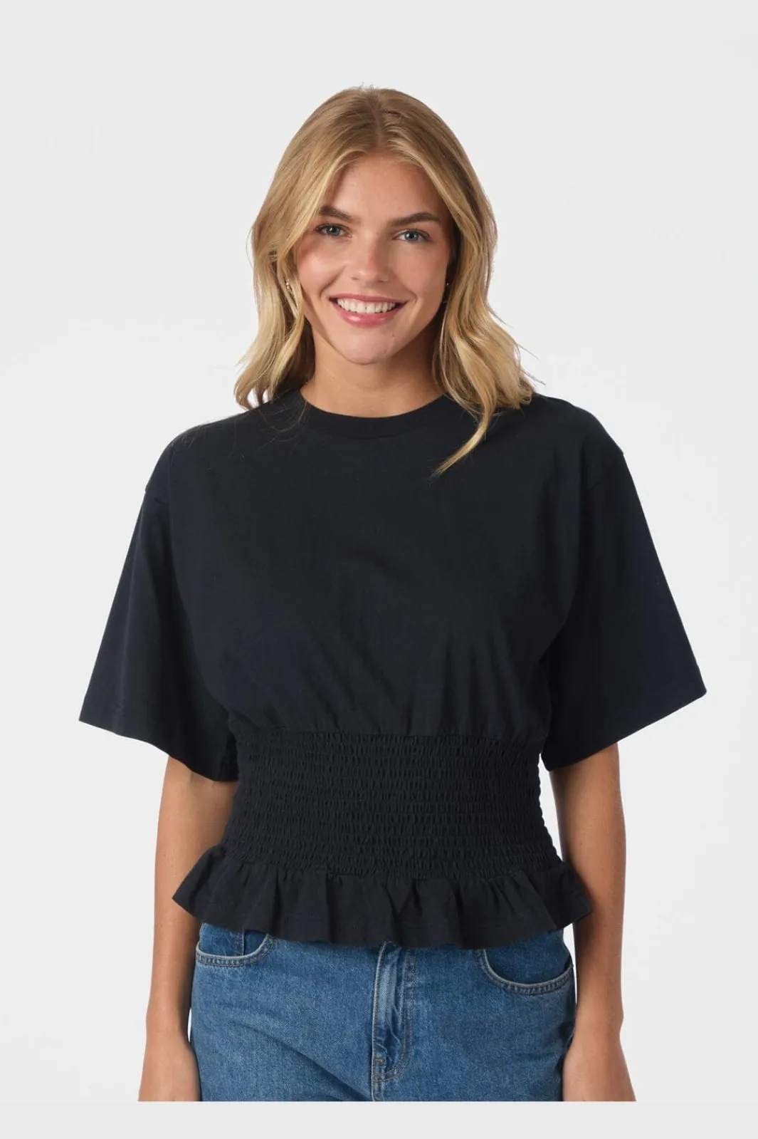 Outlet Neo Noir Dray Boxy Smock Tee 165720 141