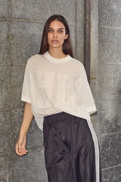 Online Haute L'Amitié Drift Hl Lace Tee HL10272 Pearl