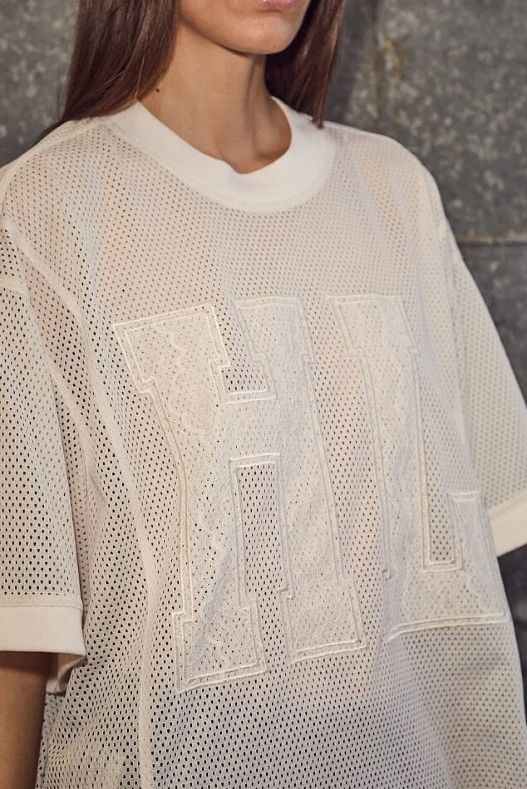 Online Haute L'Amitié Drift Hl Lace Tee HL10272 Pearl