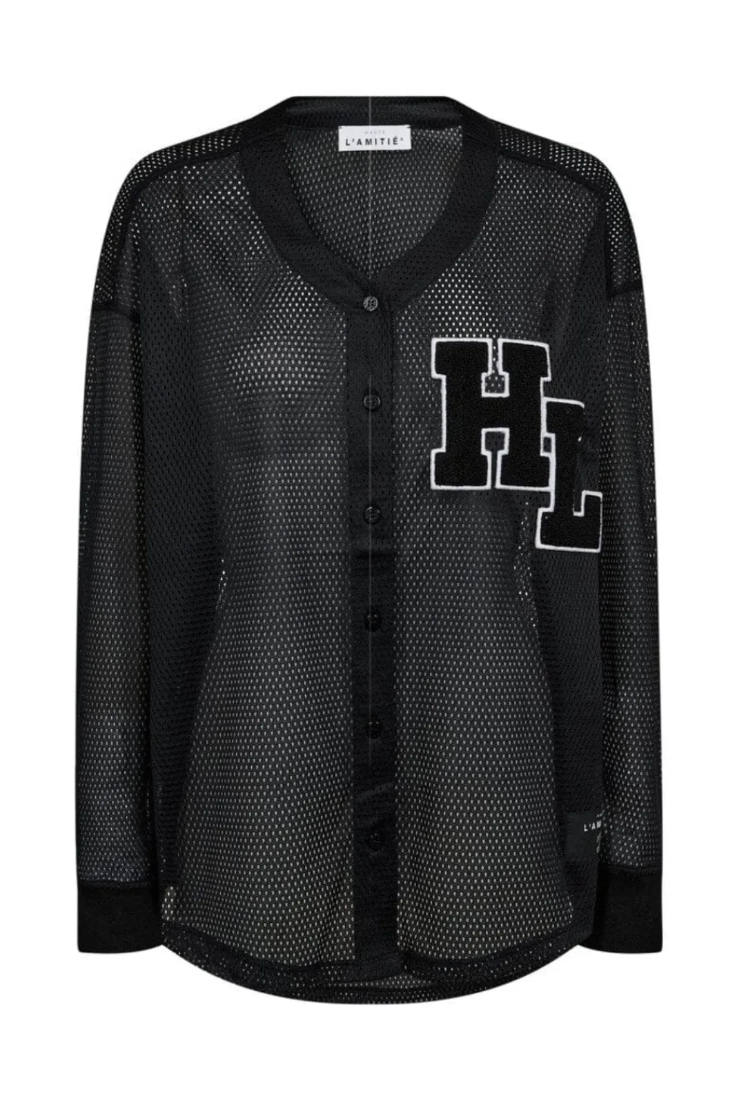 Outlet Haute L'Amitié Drift Ls Court Blouse HL10434 Black