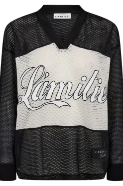 Discount Haute L'Amitié Drift Mix Logo Blouse HL10323 Black
