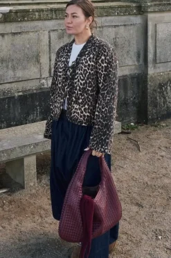 Neo Noir Dubbie Leo Quilt Jacket Leopard