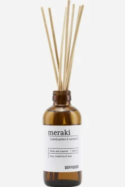 New Meraki Duftfrisker m. 7 pinde Sandcastles & Solnedgange 120 ml