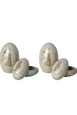 Hot Maileg Easter Egg Set, Metal 2 Ass.