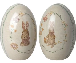 Hot Maileg Easter Egg Set, Metal 2 Ass.