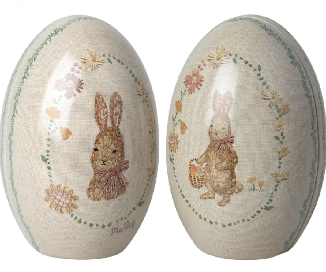 Hot Maileg Easter Egg Set, Metal 2 Ass.
