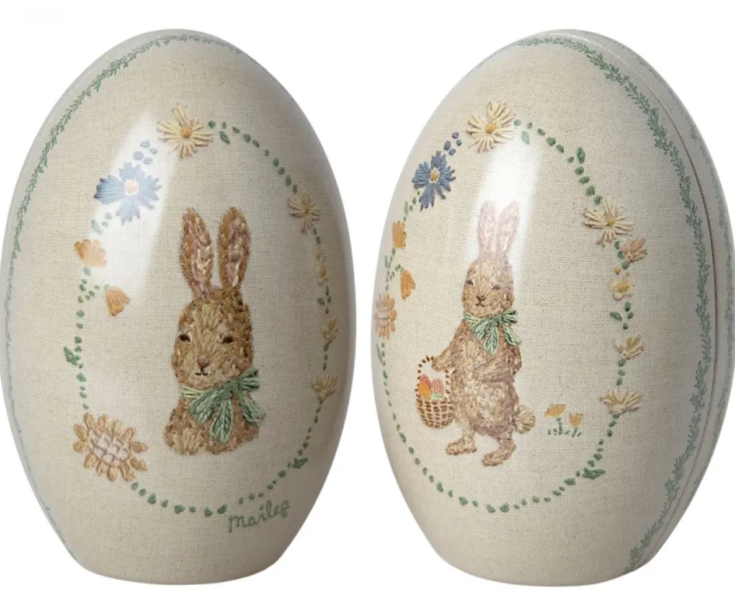 Hot Maileg Easter Egg Set, Metal 2 Ass.