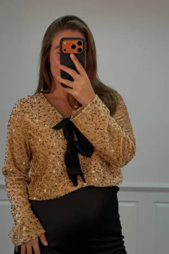 A-bee Edda Blouse Gold