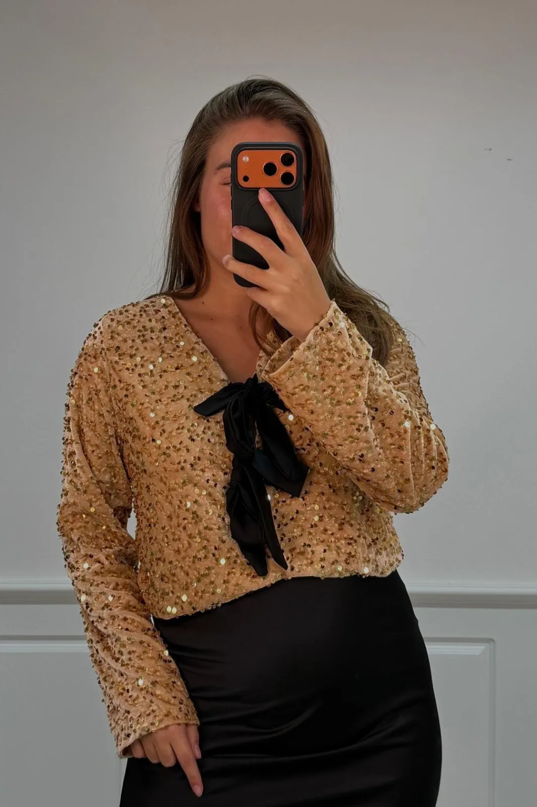 A-bee Edda Blouse Gold