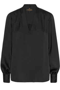 Outlet Karmamia Edith Blouse Hammered Black