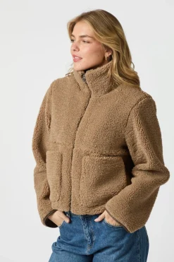 Hot Neo Noir Effa Teddy Jacket 164602 214