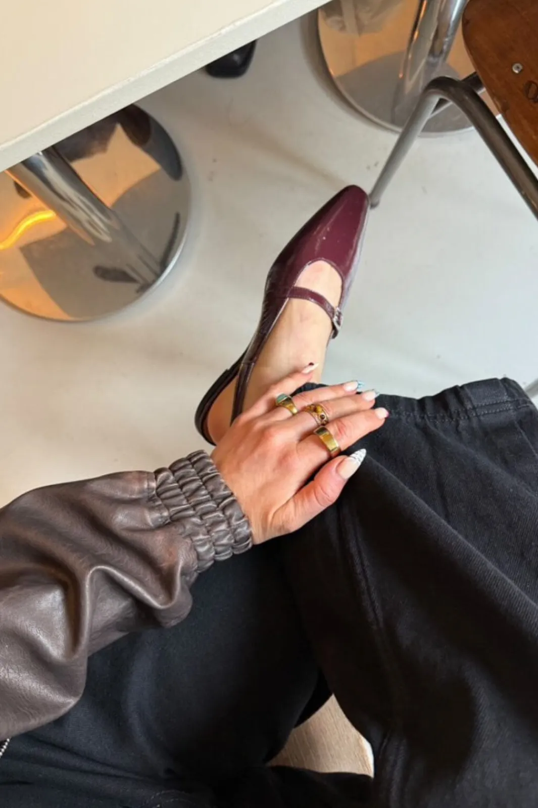 New Phenumb Copenhagen Effect P Leather Patent PB-2903 Bordo