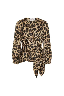 New Karmamia Elena Blouse 2211 Hammered Leopard