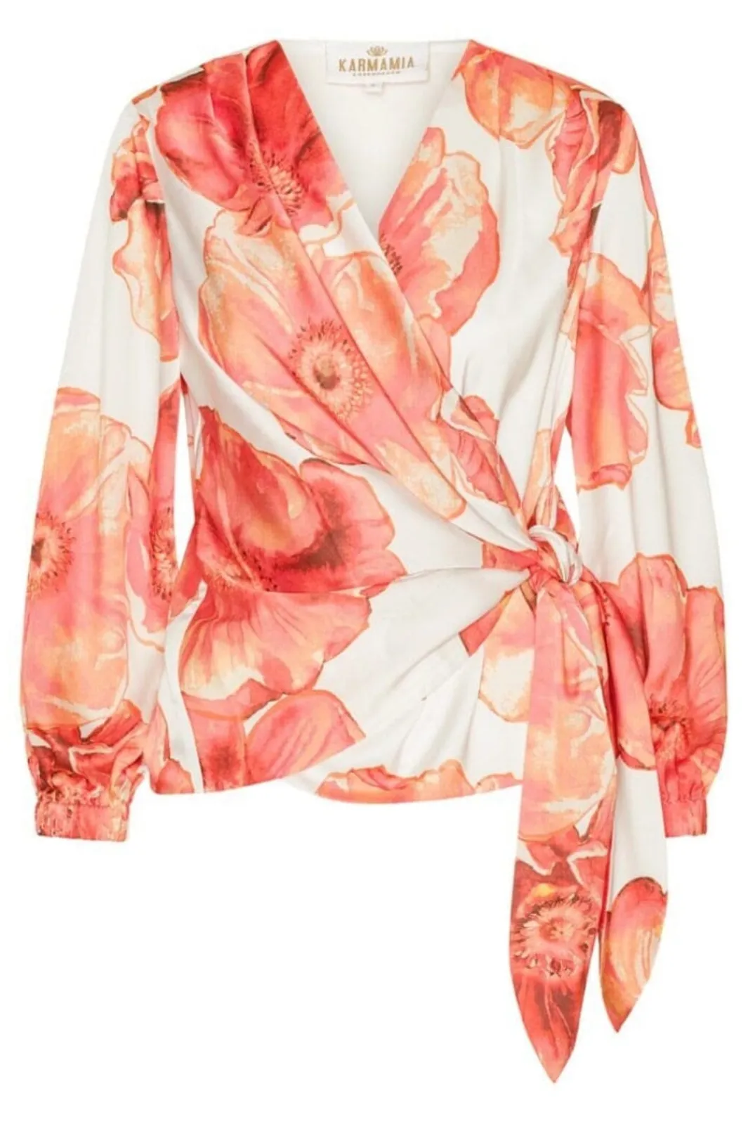 Hot Karmamia Elena Blouse 2134 Maui Flower